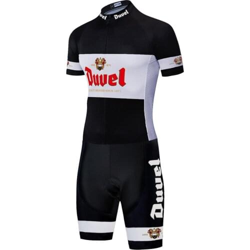 2020 duvel beer team cycling skinsuit summer outdoor skinsuits bicycle clothing 12D GEL PAD triathlon suit uniforme ciclismo
