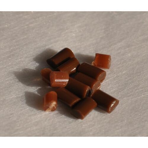 High Quality Brown Cylindrical Keratin Glue For Hair Extensions Hotmelt Hot Pot Keratin Glue100g/bag GS003