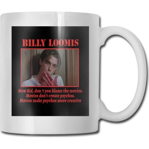 Scream Movie Billy Loomis Ghost Face Unisex Skeet Ulrich Riverdale Womens Music Mug Cup