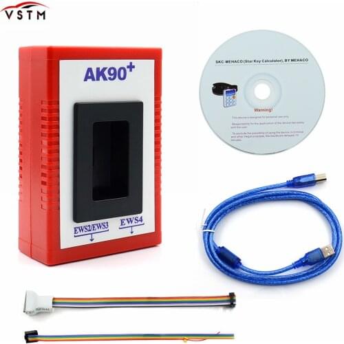 Original Latest V3.19 AK90 Key Programmer AK90+ For All BMW EWS From 1995-2005 OBD2 Copy Car Keys with best quality