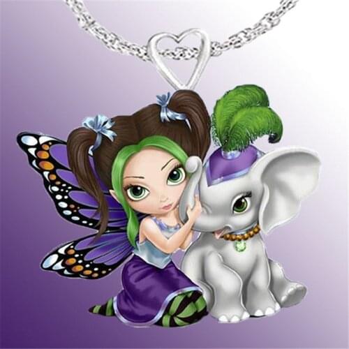 You Are My Little Fairy Exquisite Fashion Creative Angel Necklace Womens Necklace Pendant Jewelry Wedding Necklace Fashion