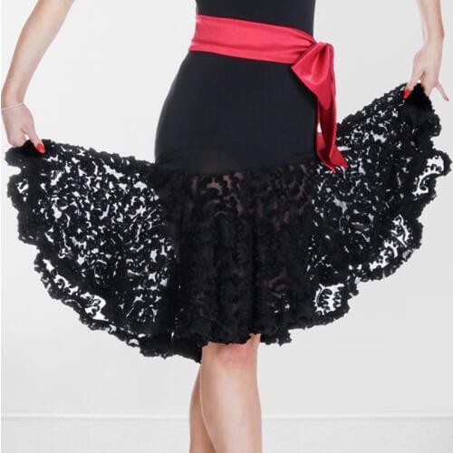Yaos rhyme Professional Latin dance practice skirt Latin dance skirt new special Latin dance clothing adult