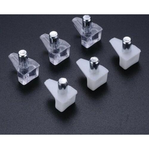 Transparent Plastic Furniture Shelf Support Cabinet Partition Cupboard Shelf Studs Hardware Accessories