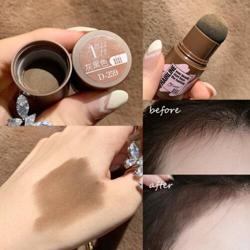 Fluffy Hairline Powder Hair Line Shadow Hair Concealer Root Cover Up Tool Nose Shadow Repair Gray Coverage Unisex 3 Colors