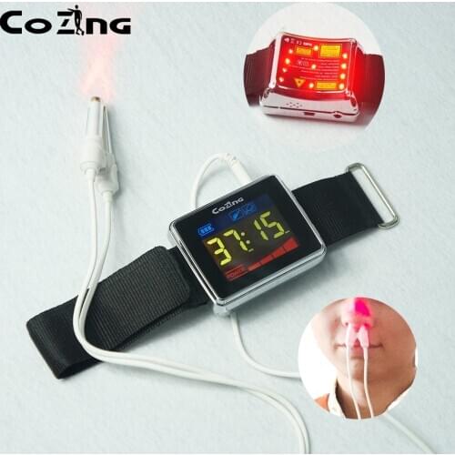 Laser Therapy Apparatus Lllt Light Therapy Watch For Rhinitus Hypertension Cerebrovascular Disease
