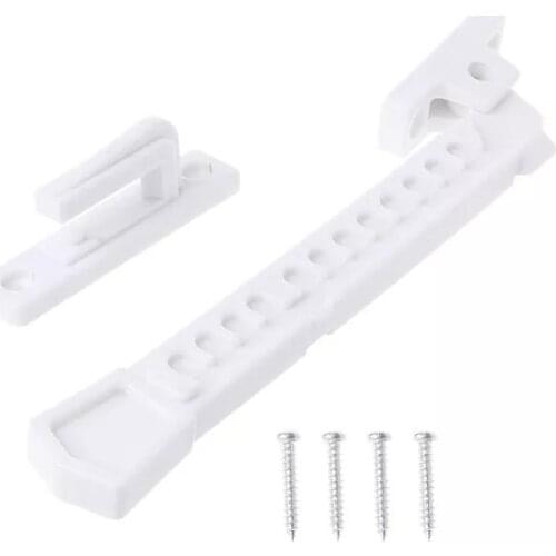 Safety Window Sash Blocking Lock Wind Brace ABS Casement Catch Stay Position Stopper Limiter Latch Home Hardware With Screws