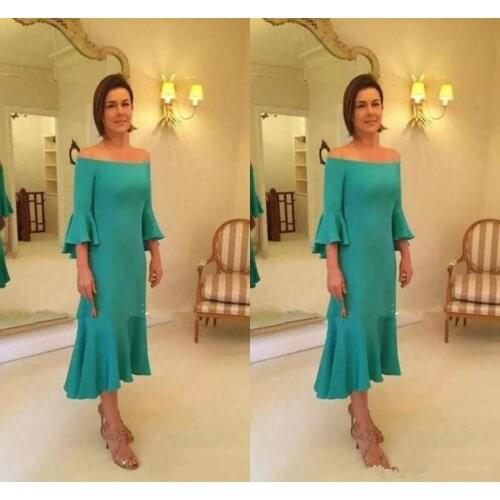 Custom made Plus Size green Mother of the Bride Dress for Weddings 2021 Elegant Women Guest Party Gowns Abendkleider