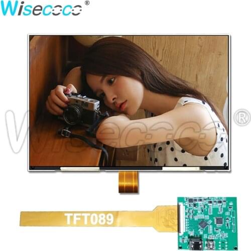 Wisecoco 8.9 inch 2560*1600 2k IPS LCD Display 16:10 Screen with MIPI Driver Board Raspberry PI 3 DIY DLP 3d Printer