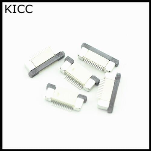 10Pcs FPC FFC Connector cable socket 0.5MM 4Pin Drawer type Top contact