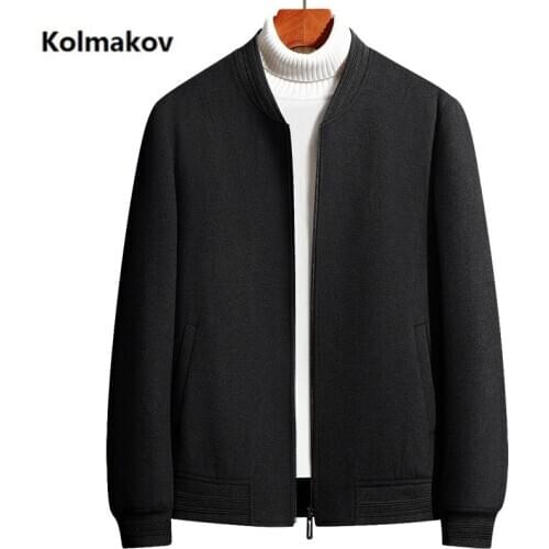 2021 spring new arrival Mens wool Jackets mens Coats Male Casual Slim fit high quality woolen Jacket Men Overcoat size M-3XL