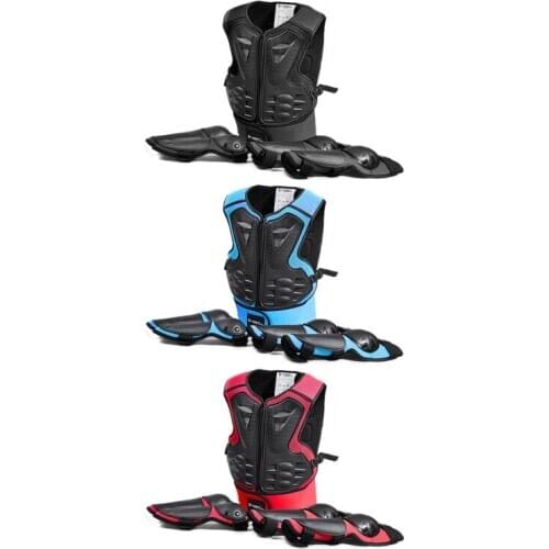Kids Full Body Armor Protective Gear Elbow Knee Protection Pads for Motocross