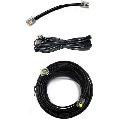 1PCS 10cm/1m/5m Long Short Front Panel Separate 6pin to 4pin Cable for ICOM IC-2820 IC-2820H IC-E2820 Car Mobile Radio