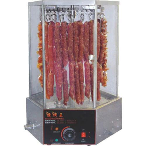 EB-36-2 Stainless Steel Electric Rotary Mutton String Roaster suitable meat corn