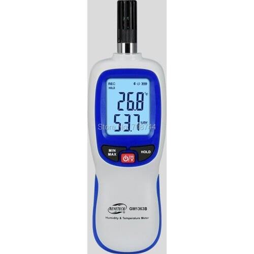 GM1363B Handheld Temperature And Humidity Meter Industrial Laboratory Warehouse High Precision