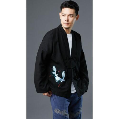 Haori yukata men Japanese kimono cardigan men samurai costume male mens kimono shirt jacket Japanese yukata haori AA4360