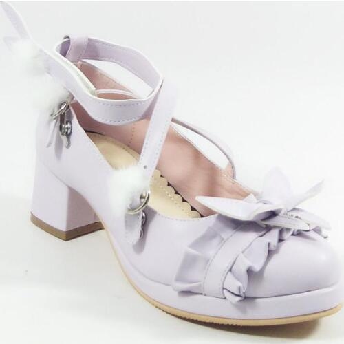 Princess sweet lolita shoes Japanese sweet soft sister original shoes Star Rabbit and Waterproof Platform shoes women CP002