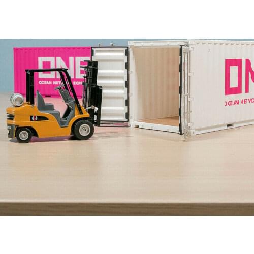 1/20 Cargo Container Model Toy Container Model Decoration Simulation Container Toy Plastic Pen Holder Storage Box Creative Gift