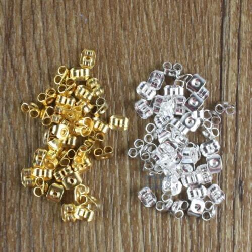 Earrings set finfing earring back Stopper stud Butterfly Components brincos Jewelry making beads spacer Parts Accessorie bijoux