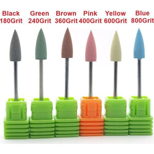 KIMAXCOLA Silicone polisher grinders nail drill bits for electric manicure machine to smoothing intial polishing High quality