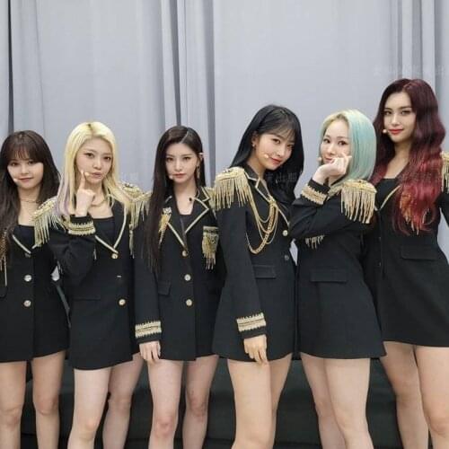 New Korean Girls Group Jazz Dance Costumes Handsome Hip Hop Clothing Women Modern Pole Dance Stage Performance Suit DWY6226