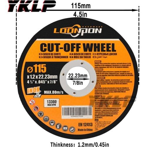 115mm Resin Cutting Disc Grinding Metal Wheel Cut Off Blade for Angle Grinder