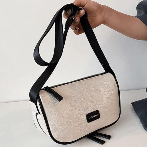 Casual Travel Crossbody Bags for Women Simple Handbags Women Hobos Bags Designer Female Soft Leather Shoulder Bag Ladies Bag Sac