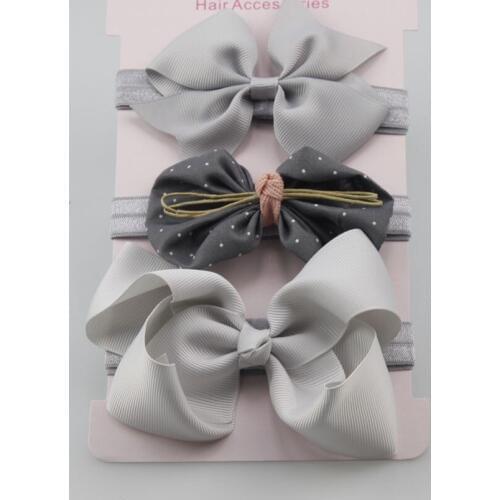 3pc fashion hairband baby girls hair head hoop band headband accessories for children scrunchy ornaments headdress tiara turban