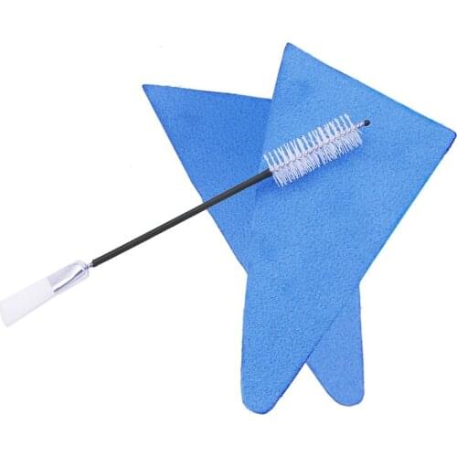 Artificial Faux Suede Durable Cleaning Cloth for Alto Tenor Flute Clarinet Soprano Saxophone Sax Parts & Accessories