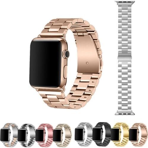 Profession Stainless Steel Strap For Apple Watch 42mm 38mm 1/2/3/4 Metal Watchband Bracelet Band for iWatch Series 4 5 44mm 40mm