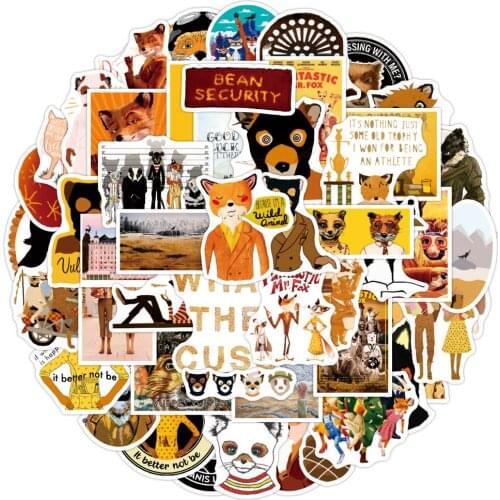 10/50Pcs The Fantastic Mr. Fox Graffiti Stickers Divination Stickers for Luggage Laptop Motorcycle Skateboard Pegatinas