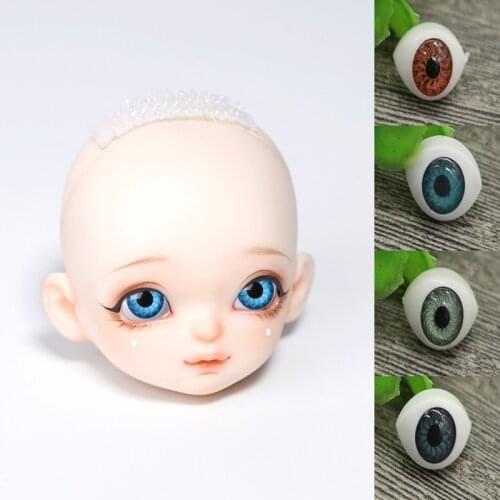 12 Pcs/1Bag Resin Doll Eyes DIY Toy Accessories Craft Toy Eyes For Animal Toy Puppet Making Kids Gift