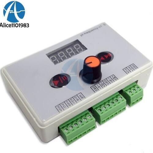 40-200KHZ Reversible Motor Controller Speed Regulator Pulse Signal Controller for Stepper Motor Stepper Power Supply