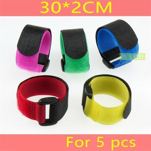 5pcs/lot Back To Back Cable Tie Nylon Strap Power Wire Management Magic Tape Sticks Bike Bicycle Pump Holder Ties Fixed