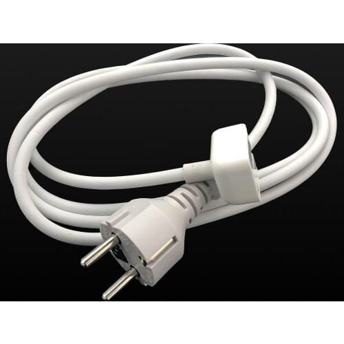 6ft EU Power Adapter Extension Cable cord for apple macbook power charger adapters