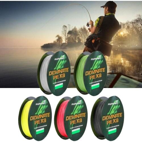 8 Strands Of 300m Fishing Anti-bite PE Wire Braided Multifilament High Horsepower Strong Pull Fishing Anti-bite Wire