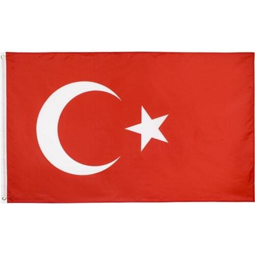 90x150cm Turkey Flag Banner Hanging National Flags Turkish Home Decoration