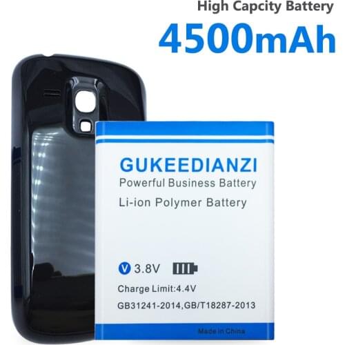 4500mAh Battery For Samsung Galaxy S3 mini i8190 I8190N s3mini Mobile Phone Battery EB425161LU +Free Bateria Door Case Cover