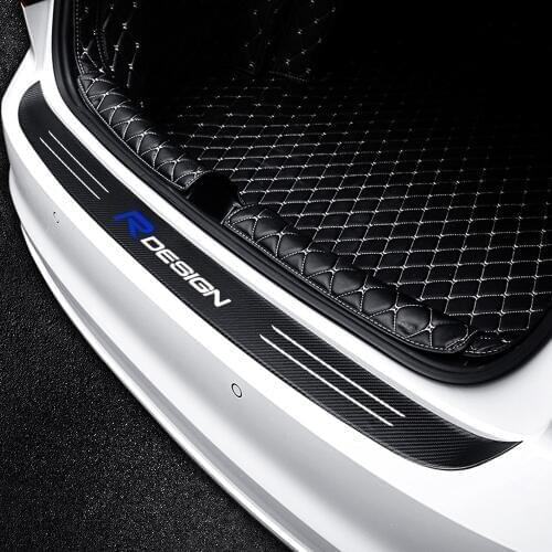 Car Styling Trunk Rear Bumper Protection Sticker For Volvo XC90 S60 XC60 V70 S80 S40 V40 V50 V60 XC70 C30 S70 C70 V90 XC40 S90