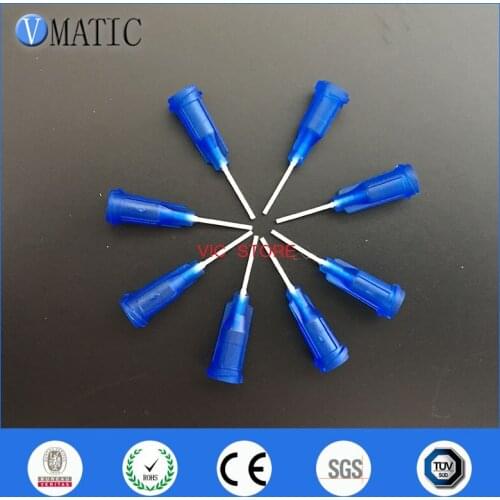 Free Shipping 100Pcs 1/2 Inch X 22G Polypropylene Flexible Plastic Needle Tip