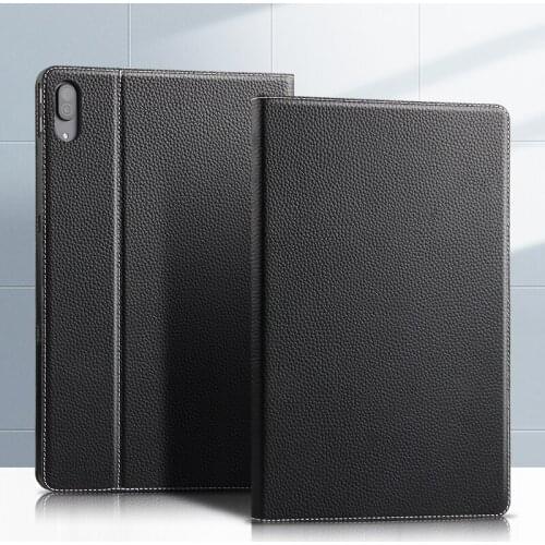 Case Cowhide For Lenovo Xiaoxin Pad Pro TB-J716F Protective Cover Shell Genuine Leather For Tab P11 Pro 2021 11.5" Tablet Cases
