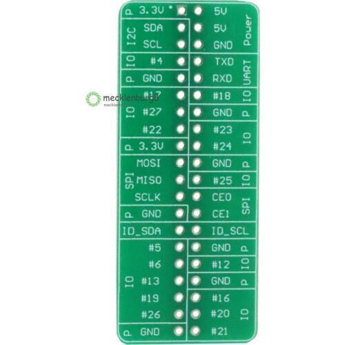 For WEMOS GPIO Reference Card Board V1.0.0 for Raspberry Pi Model B + / Raspberry Pi 2 / Raspberry Pi 3