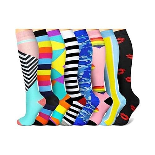 Compression Socks Unisex Compression Socks Running 8 Pairs Per Set Compression Socks Sport