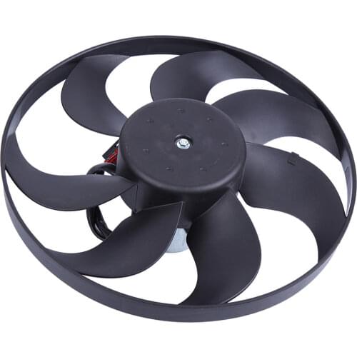 6X0959455F 1J0959455F Radiator Cooling Fan Motor 345mm Left Big For VW Golf Jetta Audi TT 250/60W