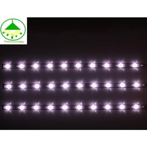 3 pcs/Lot 100% new 32inch LCD TV backlight strip aluminum substrate universal 32inch 61cm 10leds each lamp bead is 3v