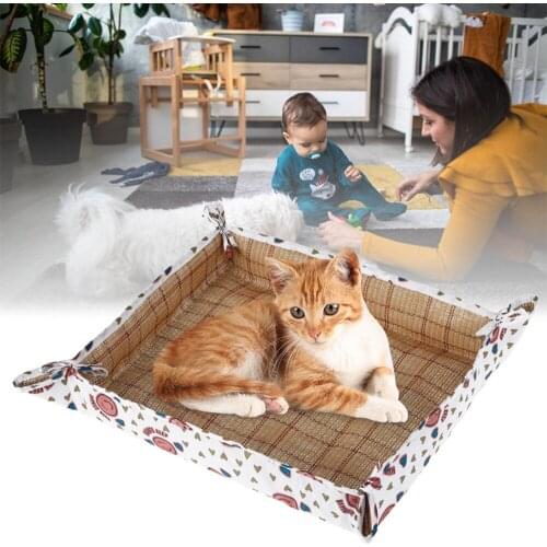 Summer Dog Cooling Mat Oxford Cloth Blanket Non-slip Pet for Home Car Travel Keeping Cool Sleeping Blanket Cushion Pet Supplies