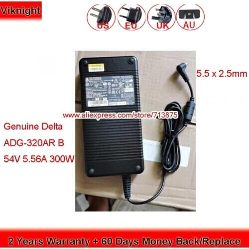 Genuine Delta ADG-320AR B 54V 5.56A 300W Charger AC Adapter for ADP320AR Laptop Power Supply