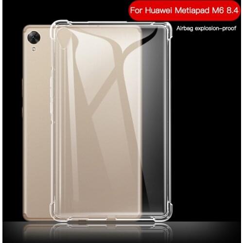 Shockproof Cover For For Huawei MediaPad M6 8.4 inch VRD-W09 VRD-AL09 Case TPU Silicon Transparent Cover Coque Fundas