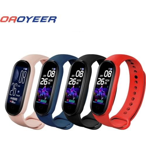 Smart Bands Sport Fitness Tracker M6 Smart WatchesPedometer Heart Rate Blood Pressure Monitor Bluetooth-compatible for Men Women