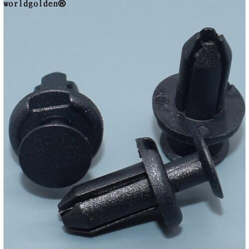 Worldgolden 100pcs auto plastic clip Front Mud Guard Retaining Clip for Toyota#90467-05170