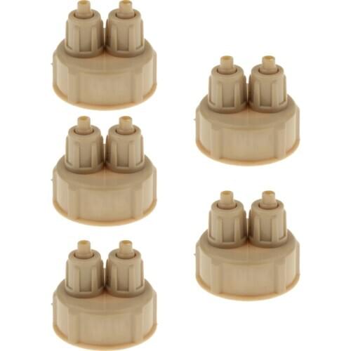 10pc Aquarium Tank Carbon Dioxide DIY Reactor with Quick Screw Bottle Cap